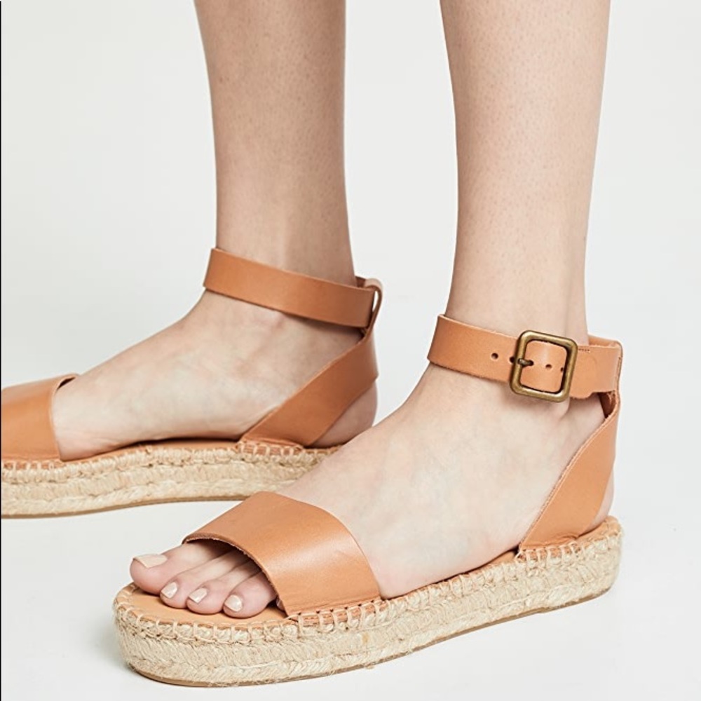 Soludos Cadiz camel sandal